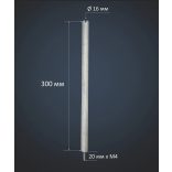 Magnézium anód Electrolux AZR/SI bojlerhez 16*300mm M4*20 WHMB-E05