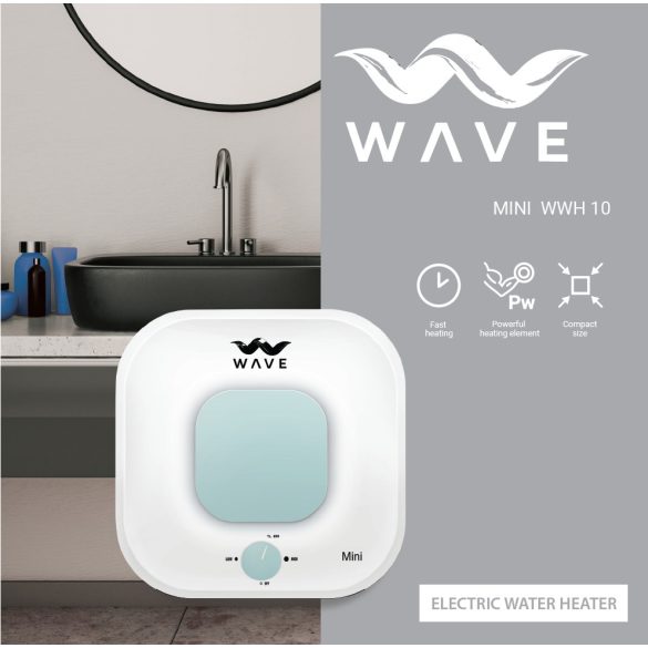 WAVE MINI 15 "O" Felső elhelyezésű alsó kifolyású VÍZMELEGÍTŐ bojler 15L-es, 2000W