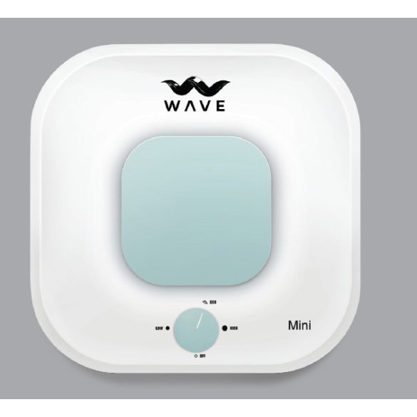 WAVE MINI 15 "U" Alsó elhelyezésű felső kifolyású VÍZMELEGÍTŐ bojler 15L-es, 2000W